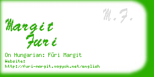 margit furi business card
